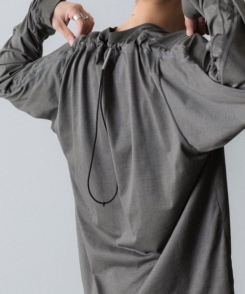 セール】100/3 スエードジャージー ディストレスト ベッセル L/S TEE