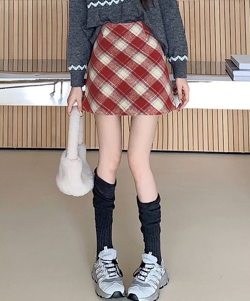 COURREGES クレシュ ハイウエスト ストレト ヘム ミニスカト MAISON DE THERESE（メゾン ド テレーズ）の「ハイウエストPU