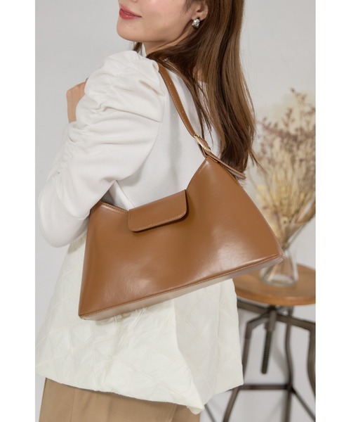 &. NOSTALGIA（アンドドットノスタルジア）の「【ZOZO限定】ブロッキーハンドバッグ（ハンドバッグ・レディース・ホワイト/ブラウン/ブラック・FREE）」の3枚目の写真