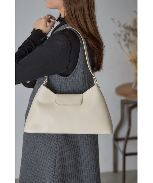 &. NOSTALGIA（アンドドットノスタルジア）の「【ZOZO限定】ブロッキーハンドバッグ（ハンドバッグ・レディース・ホワイト/ブラウン/ブラック・FREE）」の4枚目の写真