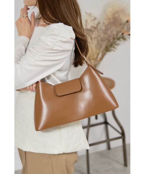 &. NOSTALGIA（アンドドットノスタルジア）の「【ZOZO限定】ブロッキーハンドバッグ（ハンドバッグ・レディース・ホワイト/ブラウン/ブラック・FREE）」の8枚目の写真