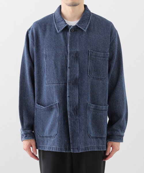 EDIFICE(エディフィス)の「tatamass VESTE DE TRAVAIL(デニムジャケット・メンズ・ブルー/ネイビー・MEDIUM/LARGE)」の9枚目の写真