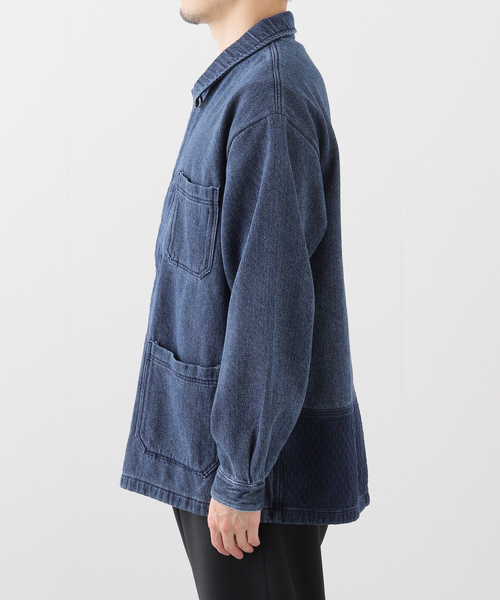 EDIFICE(エディフィス)の「tatamass VESTE DE TRAVAIL(デニムジャケット・メンズ・ブルー/ネイビー・MEDIUM/LARGE)」の10枚目の写真