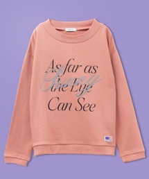 NAVY（ネイビー）の「【ガールズ】NAVY USコットン 裏毛プリントトレーナー 綿100（スウェット・キッズ）」