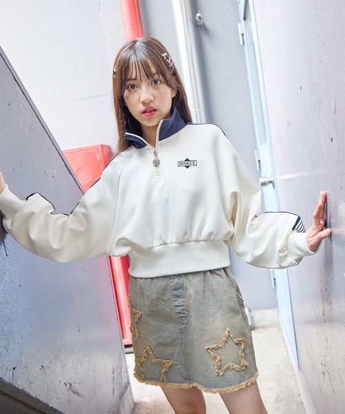 トラックハーフジップトレーナー（140㎝～160㎝）（ジャージ