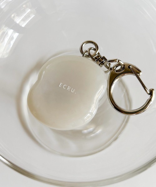 tone（トーン）の「【ECRu.】ナッツ ミニ ミラー チャーム（キーケース/キーアクセサリー・レディース・その他/シルバー/ホワイト・FREE）」の3枚目の写真