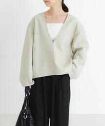 URBAN RESEARCH | ウールライクVネックトップス(Tシャツ/カットソー)