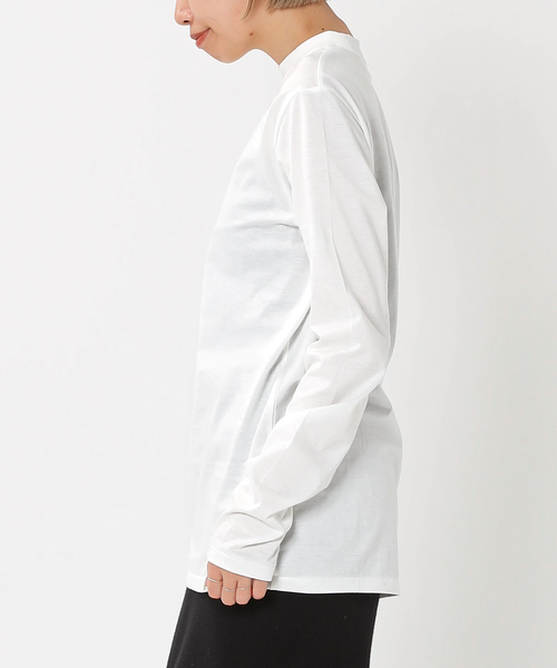 AP STUDIO(エーピーストゥディオ)の「NewモックネックロングスリーブTシャツ(Tシャツ/カットソー・レディース・ホワイト・FREE)」の12枚目の写真