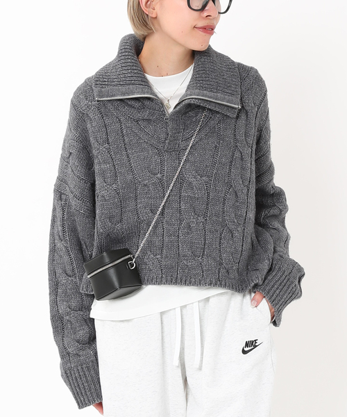 AP STUDIO(エーピーストゥディオ)の「NewモックネックロングスリーブTシャツ(Tシャツ/カットソー・レディース・ホワイト・FREE)」の14枚目の写真