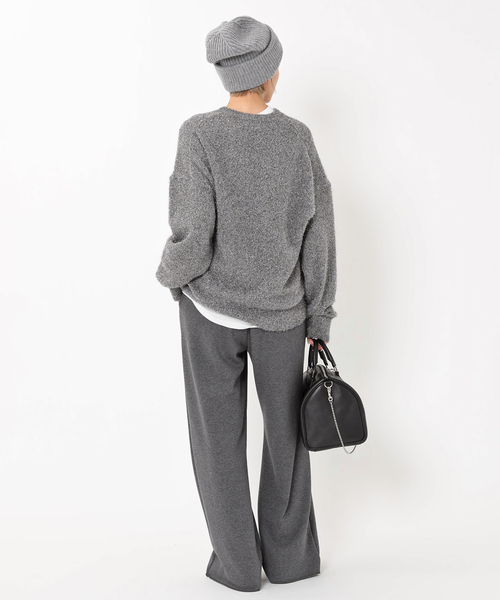 AP STUDIO(エーピーストゥディオ)の「NewモックネックロングスリーブTシャツ(Tシャツ/カットソー・レディース・ホワイト・FREE)」の3枚目の写真