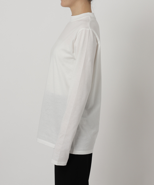 AP STUDIO(エーピーストゥディオ)の「NewモックネックロングスリーブTシャツ(Tシャツ/カットソー・レディース・ホワイト・FREE)」の5枚目の写真