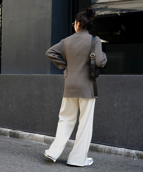 EVERYDAY I LIKE.(エヴリディアイライク)の「Newウォームスウェットパンツ(スウェットパンツ・レディース・ブラック/ホワイト/グレー・36/38)」の8枚目の写真