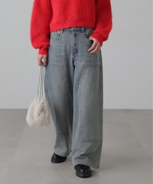 FREE'S MART | ダブルニーワイドデニム(デニムパンツ)