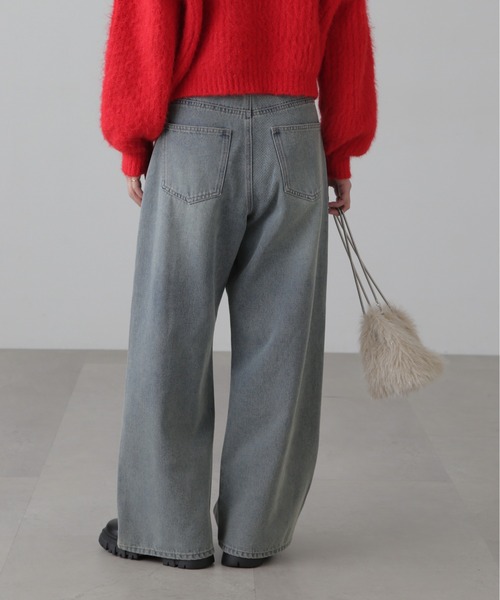 FREE'S MART（フリーズマート）の「ダブルニーワイドデニム（デニムパンツ・レディース・ブルー系その他3/ブルー系その他4・SMALL/MEDIUM）」の9枚目の写真