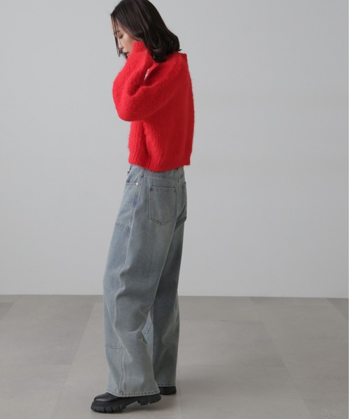 FREE'S MART（フリーズマート）の「ダブルニーワイドデニム（デニムパンツ・レディース・ブルー系その他3/ブルー系その他4・SMALL/MEDIUM）」の11枚目の写真