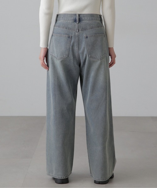 FREE'S MART（フリーズマート）の「ダブルニーワイドデニム（デニムパンツ・レディース・ブルー系その他3/ブルー系その他4・SMALL/MEDIUM）」の15枚目の写真