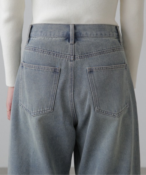 FREE'S MART（フリーズマート）の「ダブルニーワイドデニム（デニムパンツ・レディース・ブルー系その他3/ブルー系その他4・SMALL/MEDIUM）」の22枚目の写真