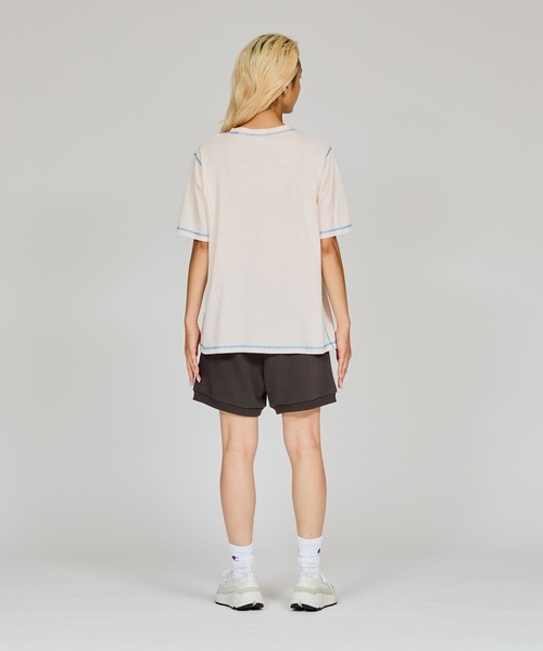 Champion（チャンピオン）の「【Champion/チャンピオン】レディース スウェットショーツ（その他パンツ・レディース・ピンク系その他2/ヘザーグレー/ブラック系その他/ペールイエロー/ブルー系その他2・LARGE/MEDIUM）」の11枚目の写真