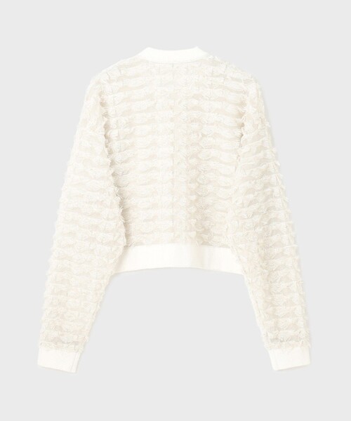 セール】フリンジニットzipカーディガン（ニット/セーター