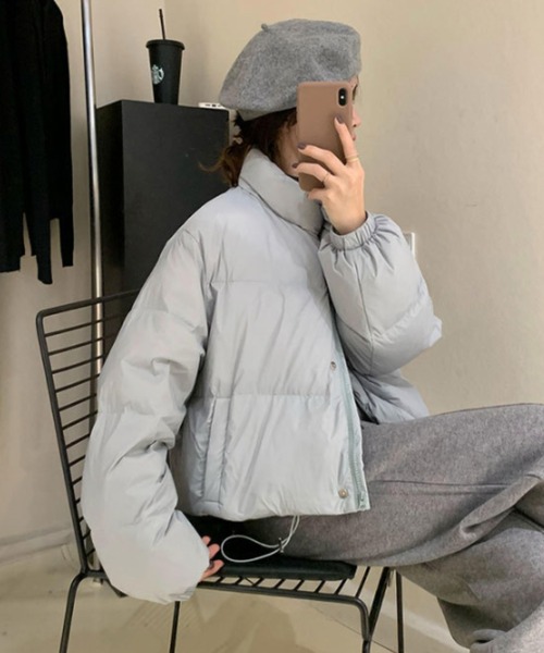 paravion（パラビオン）の「中綿ダウンジャケット（ダウンジャケット/コート・レディース・ホワイト/イエロー/ブルー/ブラック・M/S）」の3枚目の写真