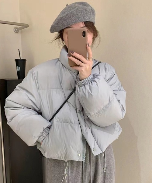 paravion（パラビオン）の「中綿ダウンジャケット（ダウンジャケット/コート・レディース・ホワイト/イエロー/ブルー/ブラック・M/S）」の6枚目の写真