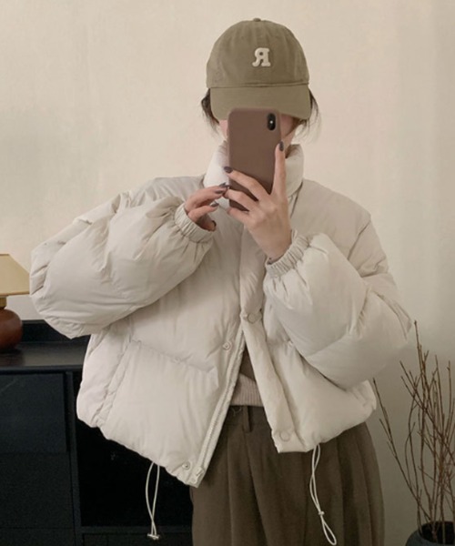 paravion（パラビオン）の「中綿ダウンジャケット（ダウンジャケット/コート・レディース・ホワイト/イエロー/ブルー/ブラック・M/S）」の7枚目の写真