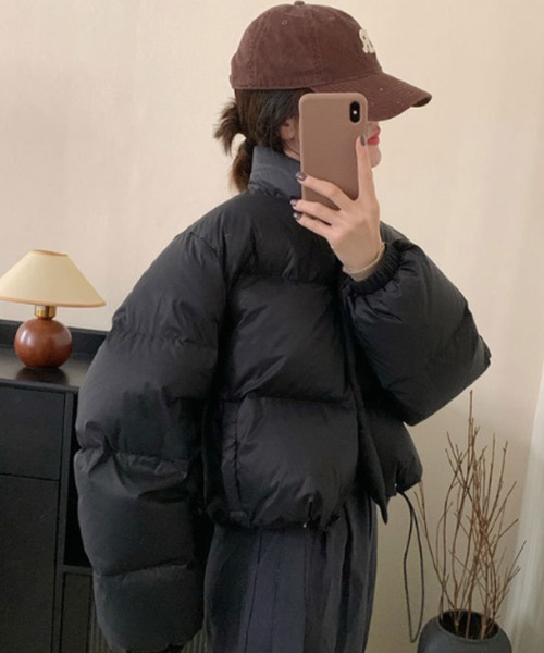 paravion（パラビオン）の「中綿ダウンジャケット（ダウンジャケット/コート・レディース・ホワイト/イエロー/ブルー/ブラック・M/S）」の10枚目の写真