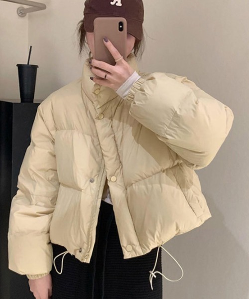 paravion（パラビオン）の「中綿ダウンジャケット（ダウンジャケット/コート・レディース・ホワイト/イエロー/ブルー/ブラック・M/S）」の14枚目の写真