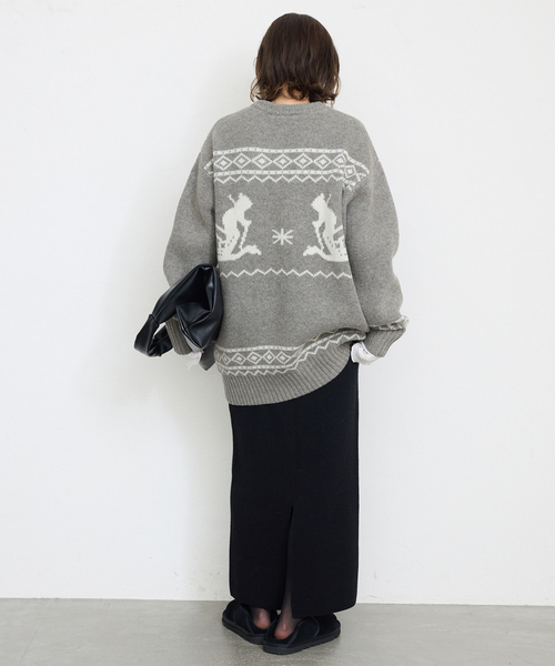 SLOBE IENA（スローブイエナ）の「BIG SKI KNIT（ニット/セーター