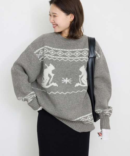 SLOBE IENA（スローブイエナ）の「BIG SKI KNIT（ニット/セーター