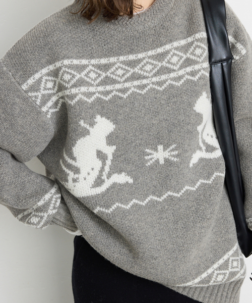 SLOBE IENA（スローブイエナ）の「BIG SKI KNIT（ニット/セーター