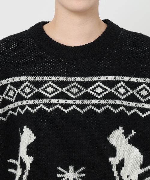 【SLOBEIENA】24080912304040 BIG SKI KNIT長袖ニットセーター SLOBE IENA（スローブイエナ）の「BIG SKI KNIT（ニット/セーター