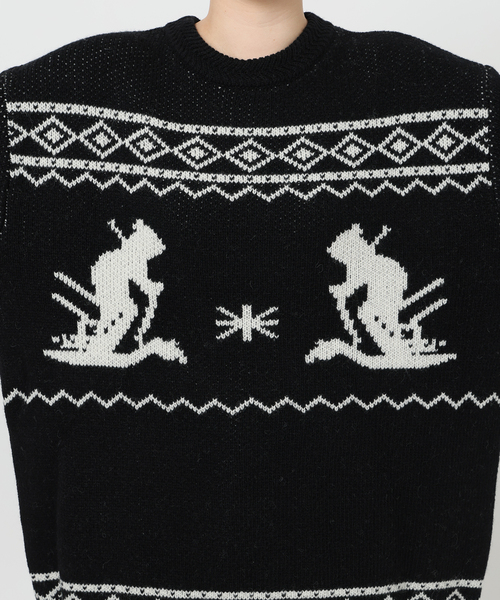 【SLOBEIENA】24080912304040 BIG SKI KNIT長袖ニットセーター SLOBE IENA（スローブイエナ）の「BIG SKI KNIT（ニット/セーター