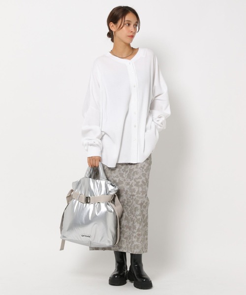 OUTDOOR PRODUCTS（アウトドアプロダクツ）の「【HEREIAM】OUTDOOR(アウトドア)別注/2WAYベルトトートバッグM（トートバッグ・レディース・ブラック/カーキ/シルバー/ブラック系・FREE）」の20枚目の写真