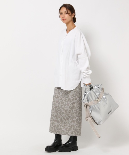 OUTDOOR PRODUCTS（アウトドアプロダクツ）の「【HEREIAM】OUTDOOR(アウトドア)別注/2WAYベルトトートバッグM（トートバッグ・レディース・ブラック/カーキ/シルバー/ブラック系・FREE）」の21枚目の写真