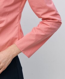 BACCA コットンタイプライターギャザードブラウス BACCA ブラウス シャツ コットンタイプライター ギャザード