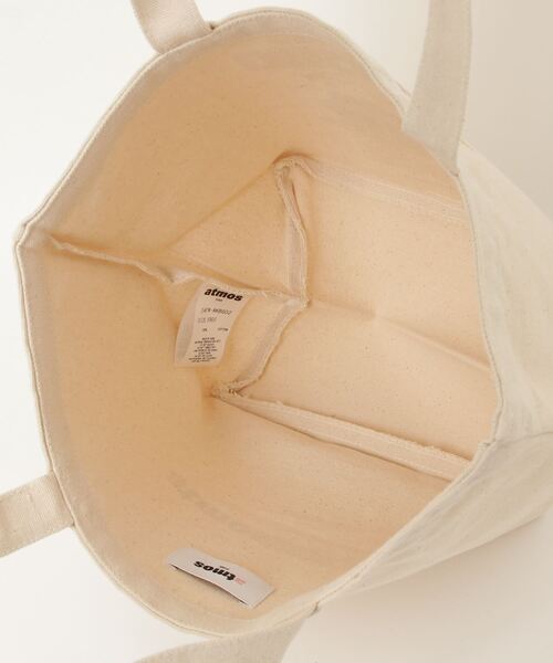 atmos pink(アトモスピンク)の「atmos pink x MONICHIKI HOUSE ATMONI TOTE BAG / アトモス ピンク モニチキ ハウス アトモニ トートバッグ 【SP】(トートバッグ・レディース・アイボリー・FREE)」の3枚目の写真