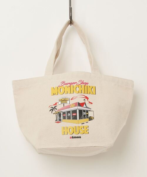 atmos pink(アトモスピンク)の「atmos pink x MONICHIKI HOUSE ATMONI TOTE BAG / アトモス ピンク モニチキ ハウス アトモニ トートバッグ 【SP】(トートバッグ・レディース・アイボリー・FREE)」の8枚目の写真