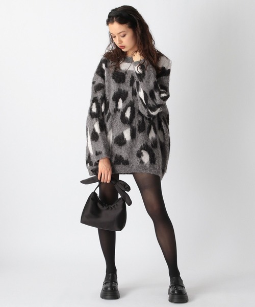 FOREVER 21（フォーエバー トゥエンティーワン）の「【2025SS】レオパードチュニックプルオーバー（チュニック・レディース・グレー/ベージュ・FREE）」の12枚目の写真