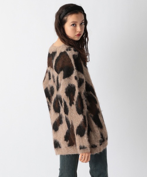 FOREVER 21（フォーエバー トゥエンティーワン）の「【2025SS】レオパードチュニックプルオーバー（チュニック・レディース・グレー/ベージュ・FREE）」の8枚目の写真