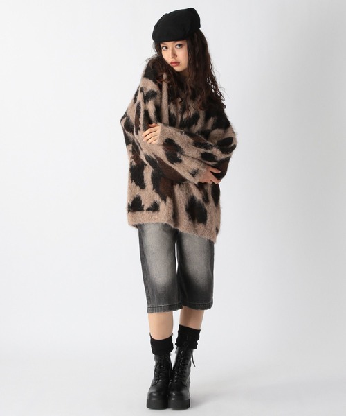 FOREVER 21（フォーエバー トゥエンティーワン）の「【2025SS】レオパードチュニックプルオーバー（チュニック・レディース・グレー/ベージュ・FREE）」の9枚目の写真