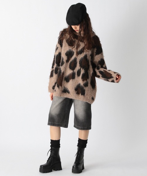 FOREVER 21（フォーエバー トゥエンティーワン）の「【2025SS】レオパードチュニックプルオーバー（チュニック・レディース・グレー/ベージュ・FREE）」の10枚目の写真