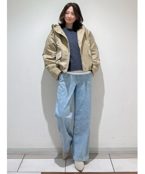 GAP(ギャップ)の「リラックス ナイロン パーカージャケット(ナイロンジャケット・レディース・カーキ/ベージュ・XS/S/M/L)」の17枚目の写真