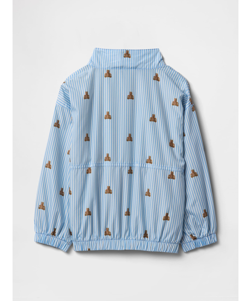 GAP(ギャップ)の「ウインドブレーカー (幼児・ベビー)(ナイロンジャケット・キッズ・ブルー/ベージュ・90cm/100cm/105cm/95cm/110cm/80cm)」の3枚目の写真