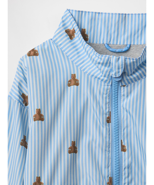 GAP(ギャップ)の「ウインドブレーカー (幼児・ベビー)(ナイロンジャケット・キッズ・ブルー/ベージュ・90cm/100cm/105cm/95cm/110cm/80cm)」の4枚目の写真