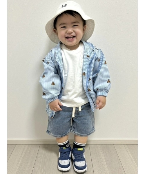 GAP(ギャップ)の「ウインドブレーカー (幼児・ベビー)(ナイロンジャケット・キッズ・ブルー/ベージュ・90cm/100cm/105cm/95cm/110cm/80cm)」の8枚目の写真