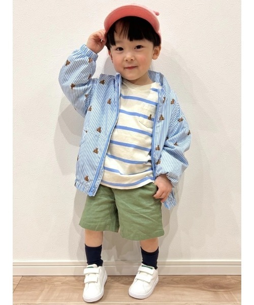 GAP(ギャップ)の「ウインドブレーカー (幼児・ベビー)(ナイロンジャケット・キッズ・ブルー/ベージュ・90cm/100cm/105cm/95cm/110cm/80cm)」の9枚目の写真