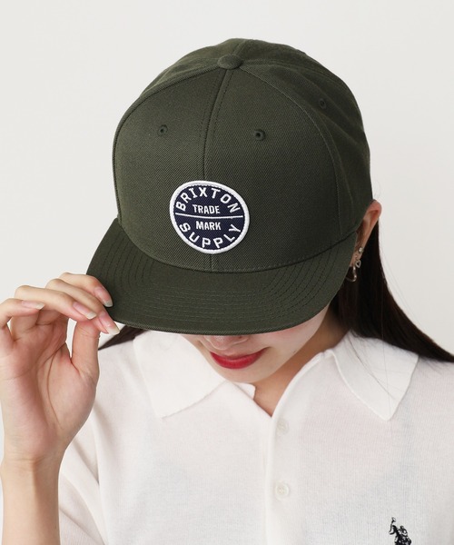 BRIXTON（ブリクストン）の「BRIXTON/ブリクストン OATH III SNAPBACK キャップ フラット（キャップ・メンズ・グリーン系3/サンドベージュ・FREE）」の5枚目の写真