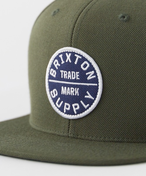BRIXTON（ブリクストン）の「BRIXTON/ブリクストン OATH III SNAPBACK キャップ フラット（キャップ・メンズ・グリーン系3/サンドベージュ・FREE）」の3枚目の写真