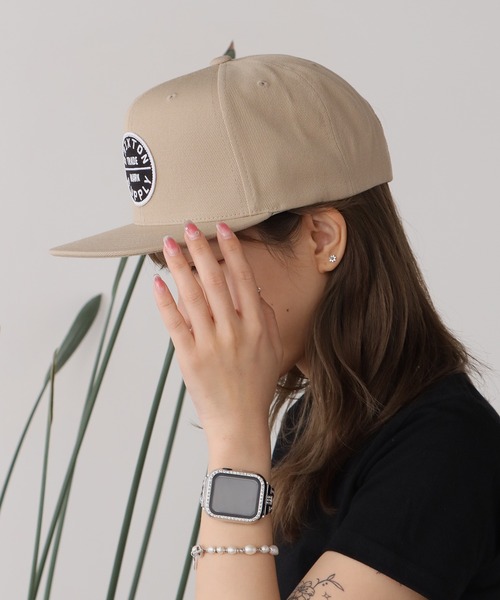 BRIXTON（ブリクストン）の「BRIXTON/ブリクストン OATH III SNAPBACK キャップ フラット（キャップ・メンズ・グリーン系3/サンドベージュ・FREE）」の9枚目の写真